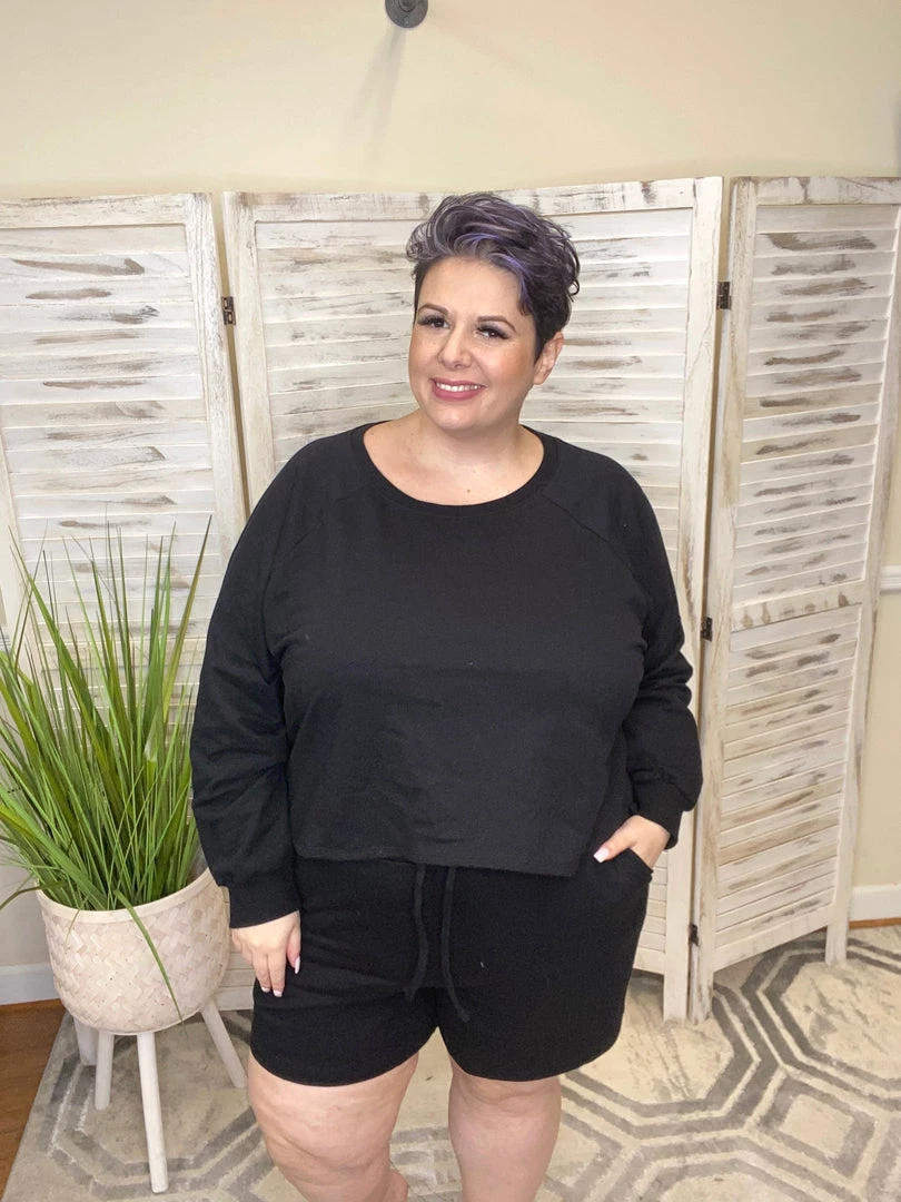 Iris & Rainbow Boutique New Arrivals #K257 Glory Days Lounge Set (Black) 5 Iris & Rainbow Boutique New Arrivals #K257 Glory Days Lounge Set (Black)