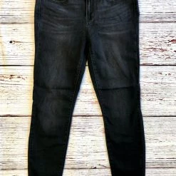 Iris & Rainbow Boutique #H173 Black Panther Frayed Hem Judy Blue Skinny Jeans