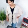 Iris & Rainbow Boutique #M739 Natural To The Core Kimono