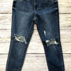 Iris & Rainbow Boutique #H244 Spread The Love Distressed Judy Blue Skinny Jeans New Arrivals