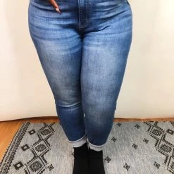 Iris & Rainbow Boutique #K632 Standing On My Own Boyfriend Judy Blue Jeans