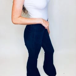 Iris & Rainbow Boutique #K559 A Flare For The Dramatic Pull-On Judy Blue Jeans