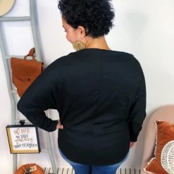 Iris & Rainbow Boutique New Arrivals #K955 Mesmerized In This Dolman Top