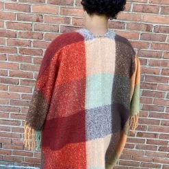 Iris & Rainbow Boutique New Arrivals #D124 Joan's Cozy Poncho