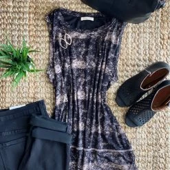 No Ship Drop Ship New Arrivals By The Dark Of The Moon Mineral Wash Top