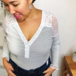 Iris & Rainbow Boutique #L450 The Look Of Love Bodysuit (White)