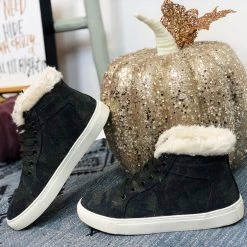 Iris & Rainbow Boutique New Arrivals #K768 Making The Trek In Camo Sneakers