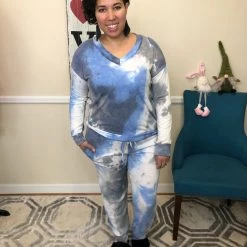 Iris & Rainbow Boutique #H675 Tory Tie Dye Two Piece Set