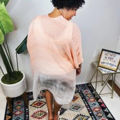 Iris & Rainbow Boutique #N323 Wispy Ombre Kimono
