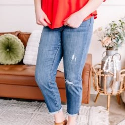 Iris & Rainbow Boutique #L881 Secrets From A Girl Judy Blue Jeggings