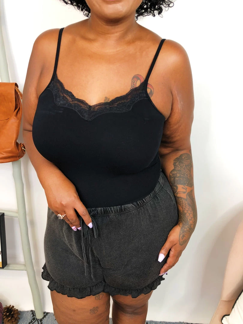 Iris & Rainbow Boutique New Arrivals #K807 My Relax Day POL Shorts (Black) 5 Iris & Rainbow Boutique New Arrivals #K807 My Relax Day POL Shorts (Black)