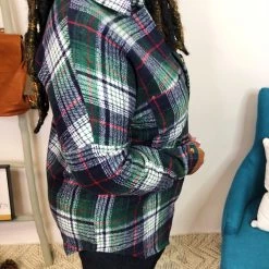 Iris & Rainbow Boutique #K827 Into The Cabin We Go Shacket