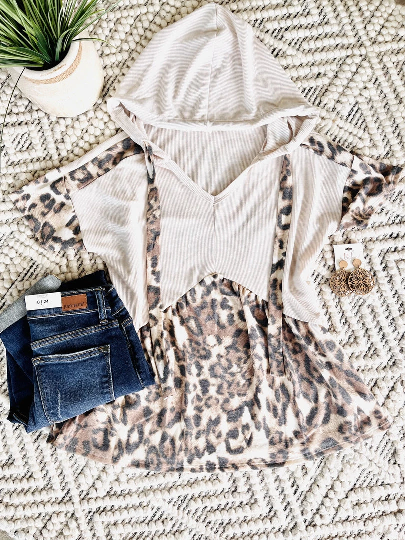 No Ship Drop Ship Got The World On A String Leopard Hooded Top 16 No Ship Drop Ship Got The World On A String Leopard Hooded Top