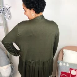Iris & Rainbow Boutique New Arrivals #L312 Rock The Day Cardigan (Olive)