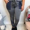 Iris & Rainbow Boutique #L370 The Go-To Stylish Joggers (Charcoal) 1 Iris & Rainbow Boutique #L370 The Go-To Stylish Joggers (Charcoal)