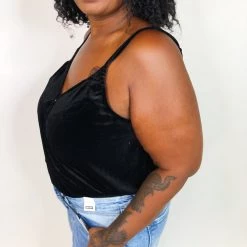 Iris & Rainbow Boutique #K758 Wrapped In Velour Bodysuit