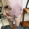 Iris & Rainbow Boutique #L569 Feels Like A Dream Joggers (Blush) New Arrivals