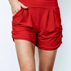 Iris & Rainbow Boutique New Arrivals #K73 Red Hot Harem Shorts