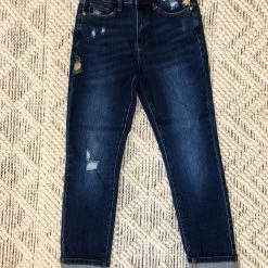 Iris & Rainbow Boutique New Arrivals #K931 Plant Me In Your Pocket Judy Blue Boyfriend Jeans