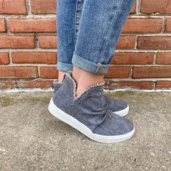 Iris & Rainbow Boutique New Arrivals #C169 Zip Up The Gray Skies High Top Shoes