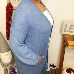 Iris & Rainbow Boutique New Arrivals #C171 Vivian's Vivid Cardigan (Blue)