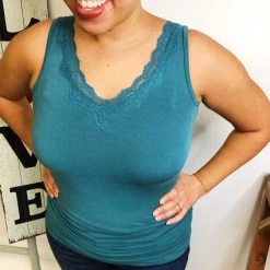 Iris & Rainbow Boutique New Arrivals #L664 Dreamy Reversible Tank (Peacock)