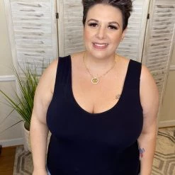 Iris & Rainbow Boutique New Arrivals #K95 Jack Of All Trades Tank Top (Black)