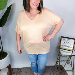 Iris & Rainbow Boutique New Arrivals #M619 My Dolman Back Lace (Peach)