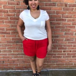 Iris & Rainbow Boutique New Arrivals #J240 Ridin' The Sideline (Red)