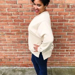 Iris & Rainbow Boutique #K629 Aspen's Sweatshirt (Camel) New Arrivals