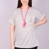 Iris & Rainbow Boutique #219 Pocket Full Of Lace Striped Top New Arrivals