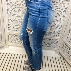 Iris & Rainbow Boutique #M458 Leona Distressed Vervet Jeans New Arrivals