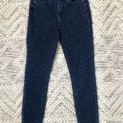 Iris & Rainbow Boutique New Arrivals #K841 Don't Call Me A Cheetah Judy Blue Skinny Jeans