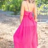 Iris & Rainbow Boutique New Arrivals #N220 Palazzo Masterpiece Jumpsuit (HOT PINK)