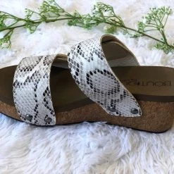 Iris & Rainbow Boutique #A24 Pure Bliss Snakeskin Wedges