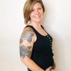 Iris & Rainbow Boutique #K399 Free Fall With Me Tank (Black) New Arrivals