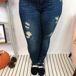 Iris & Rainbow Boutique #K954 Keeping It Chill Relaxed Fit Judy Blue Jeans New Arrivals