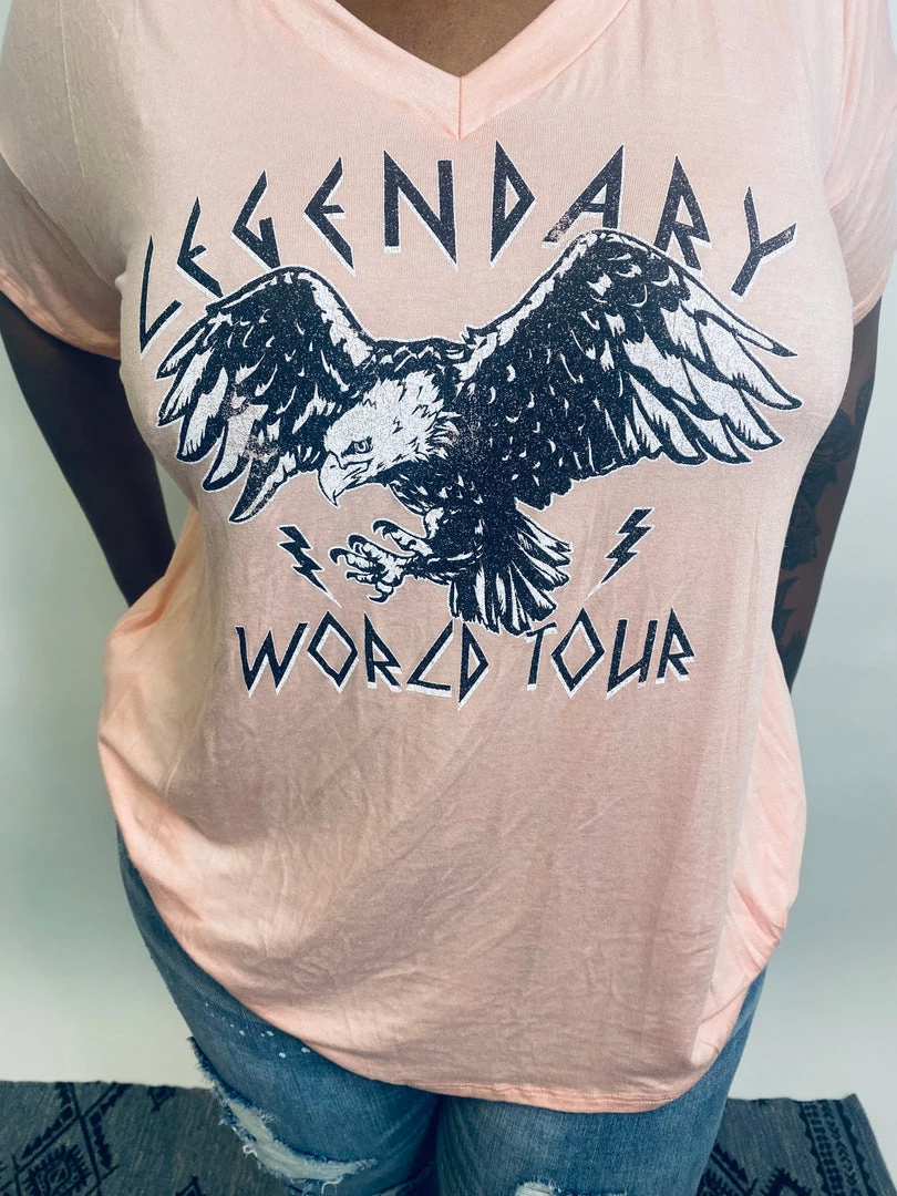 Iris & Rainbow Boutique New Arrivals #K500 The Legendary World Tour - Graphic Tee 4 Iris & Rainbow Boutique New Arrivals #K500 The Legendary World Tour - Graphic Tee