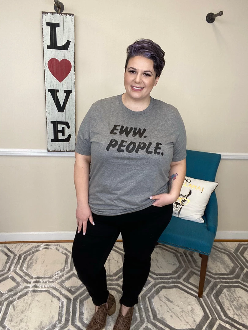 Iris & Rainbow Boutique #C106 Eww People Tee 5 Iris & Rainbow Boutique #C106 Eww People Tee
