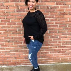 Iris & Rainbow Boutique #946 Kitty Cat Velvet Top New Arrivals