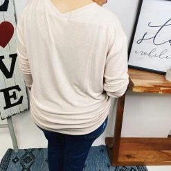 Iris & Rainbow Boutique #L921 Golden Touch Top (Blush) New Arrivals