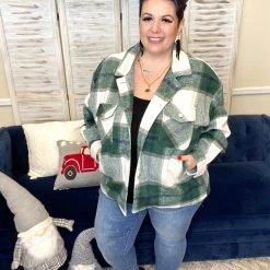 Iris & Rainbow Boutique #K633 Emerald Lakes Shacket New Arrivals