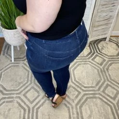 Iris & Rainbow Boutique New Arrivals #H292 Emma High Waisted Judy Blue Skinny Jeans