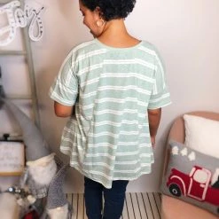 Iris & Rainbow Boutique #L377 Your Doubled Striped Top 14 Iris & Rainbow Boutique #L377 Your Doubled Striped Top