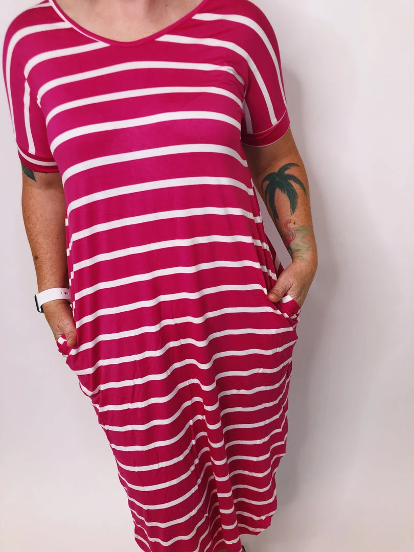 Iris & Rainbow Boutique New Arrivals #K312 Ready For It Mini Length Dress (Pink) 4 Iris & Rainbow Boutique New Arrivals #K312 Ready For It Mini Length Dress (Pink)