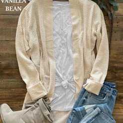 Iris & Rainbow Boutique #L482 Lola Cardigan (Vanilla Bean)