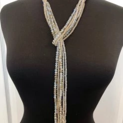 Iris & Rainbow Boutique New Arrivals #H576 Icicle Dreams Beaded Necklace
