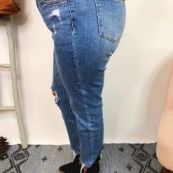 Iris & Rainbow Boutique New Arrivals #K770 Take A Knee Judy Blue Girlfriend Jeans 39 Iris & Rainbow Boutique New Arrivals #K770 Take A Knee Judy Blue Girlfriend Jeans