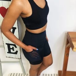 Iris & Rainbow Boutique #M281 Varsity Team Biker Shorts