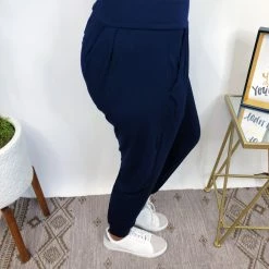 Iris & Rainbow Boutique #M569 Harem Pants (Navy)